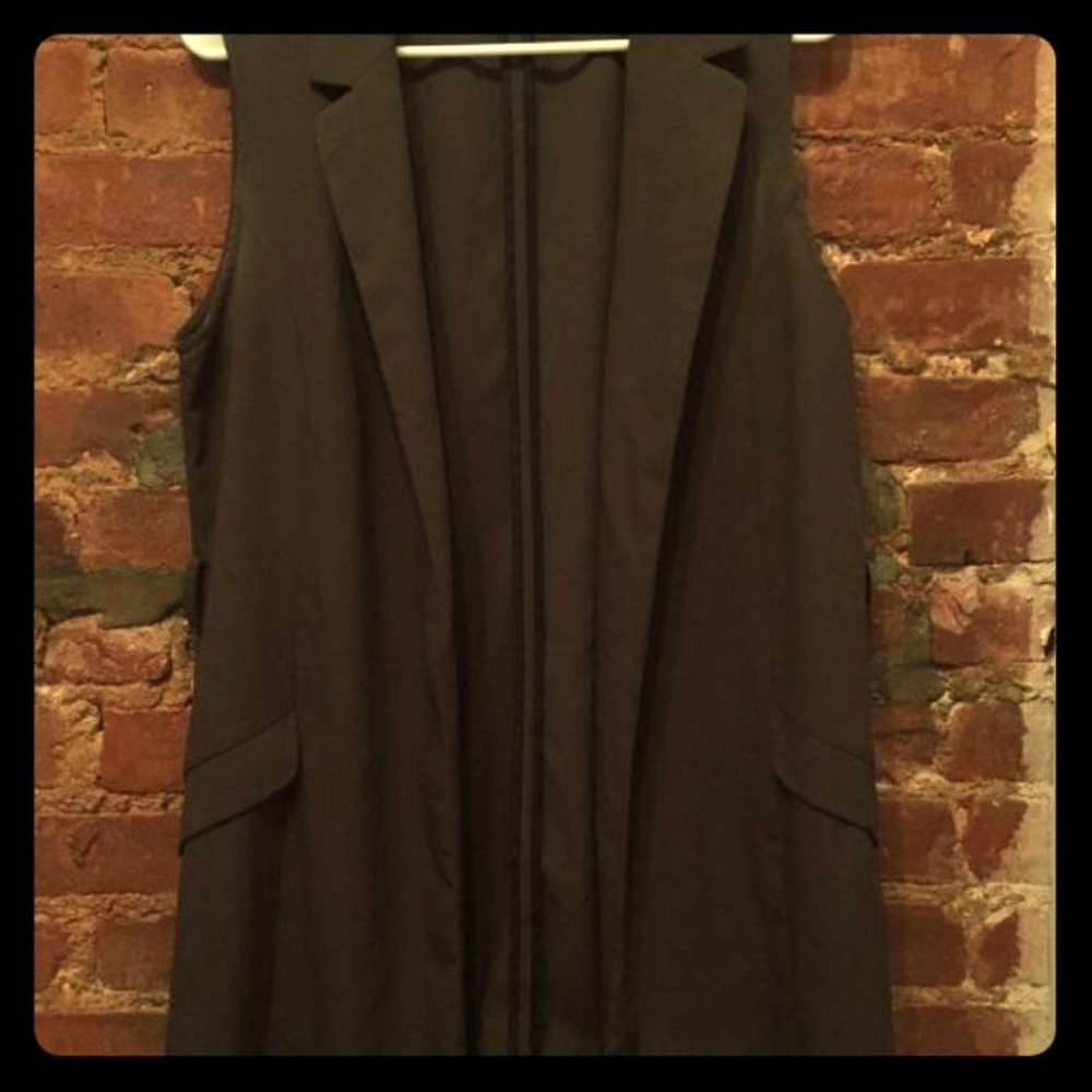 Military Green Wrap Vest